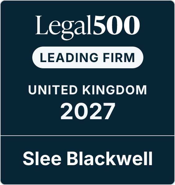 Slee Blackwell Solicitors are a legal 500 Leading Firm