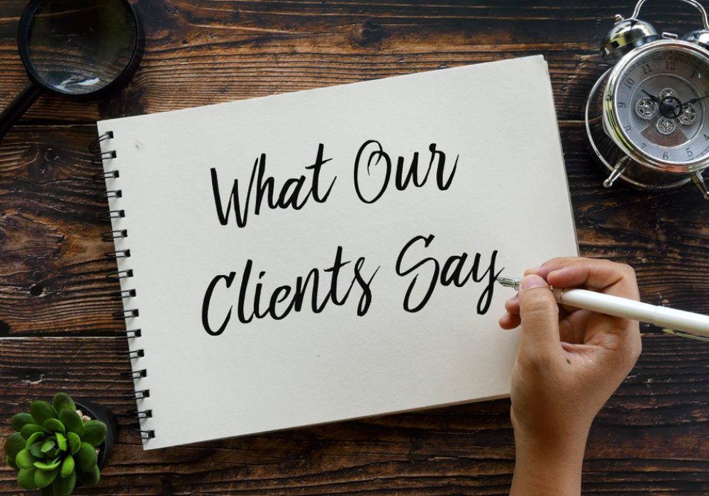 client reviews