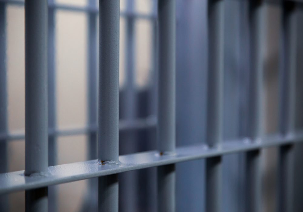 Typical,Modern,Prison,Bars.,Symbolic,Illustrative,Background,For,Crime,News.