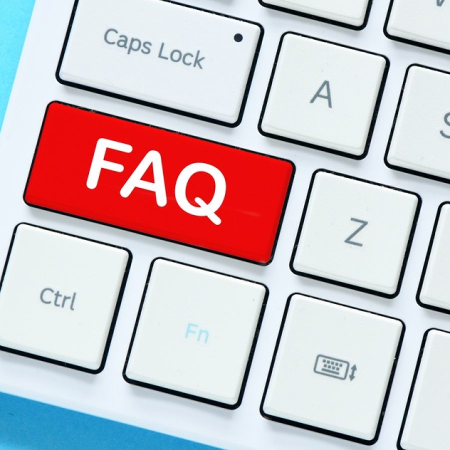 Faq,Word,On,Red,Key,Of,Computer,Keyboard.