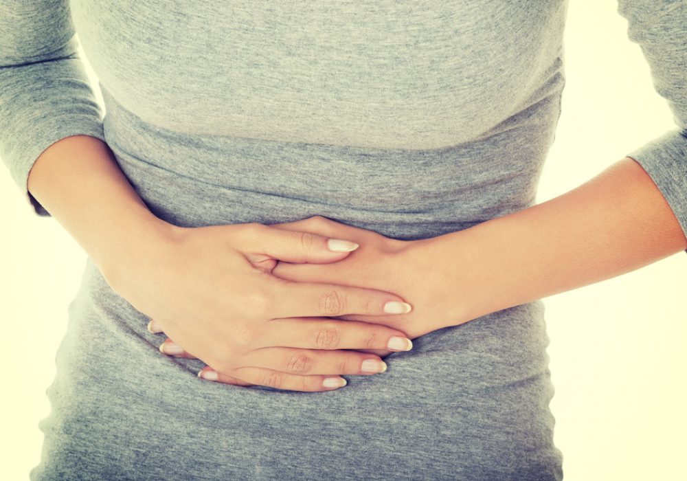 Young,Casual,Woman,Is,Having,Stomach,Ache.