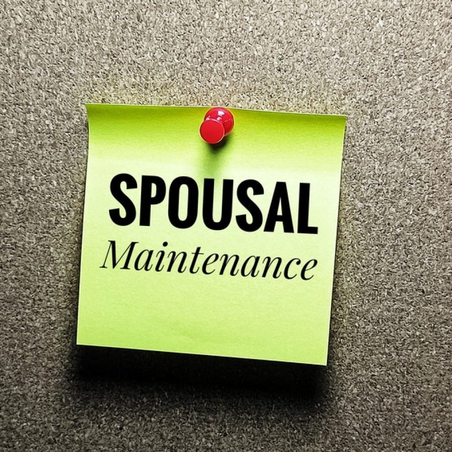 Spousal,Maintenance,Concept,On,Sticky,Note,Representing,Alimony,,Financial,Support,