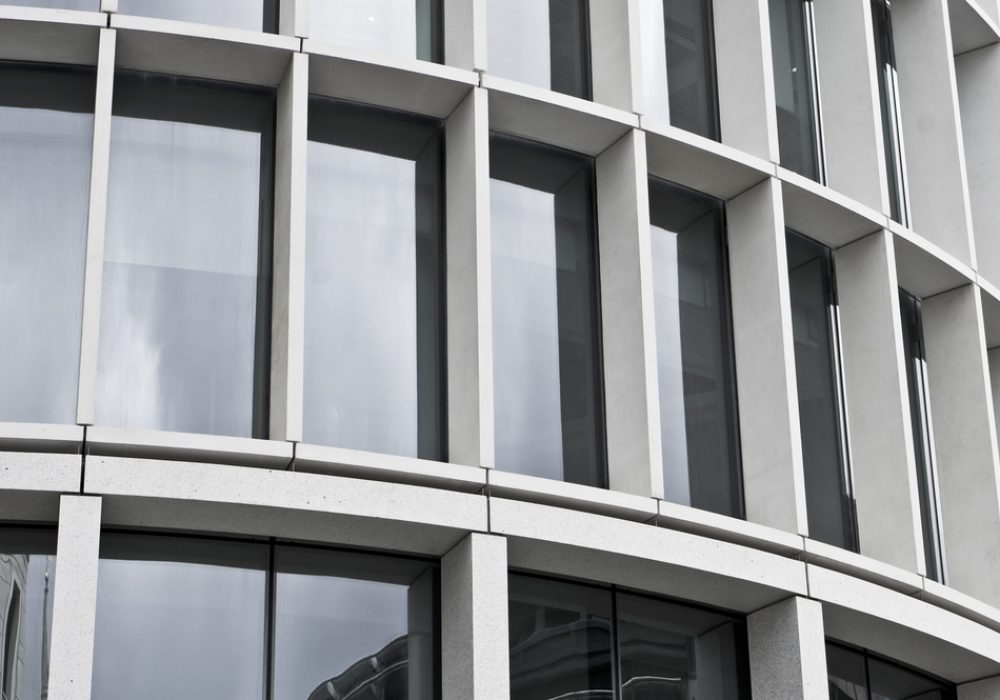 Part,Of,Exterior,Of,A,Modern,Office,Building,In,The